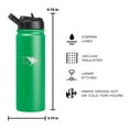 thumbnail image 3 of Logo Brands North Dakota Fighting Hawks 24oz SS Water Bottle 2pk, 3 of 5