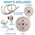 thumbnail image 5 of Oxygenics Drench 55-Setting Combo Shower Head Kit, Various Finishes, 5 of 16