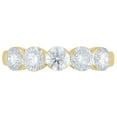 thumbnail image 2 of Lab Created Round Cut Floating Diamond Ring in 18K Gold, 2 of 6