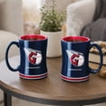 thumbnail image 4 of Logo Brands Cleveland Guardians 14oz Relief Mug Set, 4 of 4