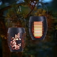 thumbnail image 3 of Deck Impressions Hummingbird Solar Tiki with Flame Effect Lights, 4-Pack, 3 of 9