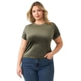 thumbnail image 5 of Edited by Maren Morris Women's Velvet Short Sleeve Tee, 5 of 11