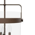 thumbnail image 7 of Hunter Karloff with Clear Glass Pendant Ceiling Light Fixture, 7 of 7