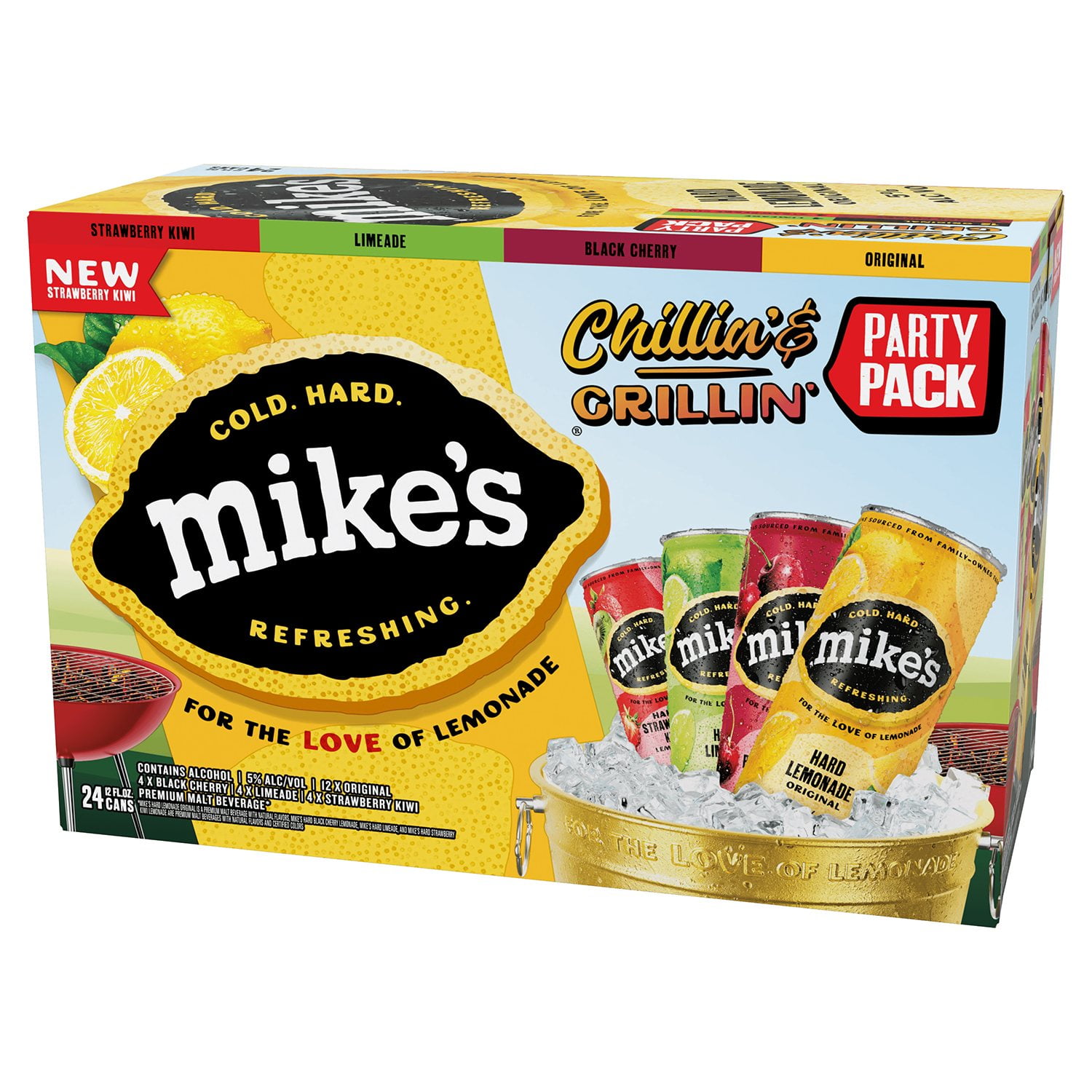 Mike's Hard Lemonade Variety Pack, 12 fl. oz. can, 24 pk. - Samsclub.com
