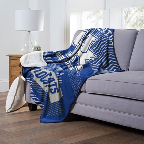 Officially Licensed NCAA Cloud Throw Blanket with Sherpa Back, 60" x 70"