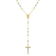 thumbnail image 2 of High Polish Rosary Bead Necklace in 14K Gold, 2 of 8