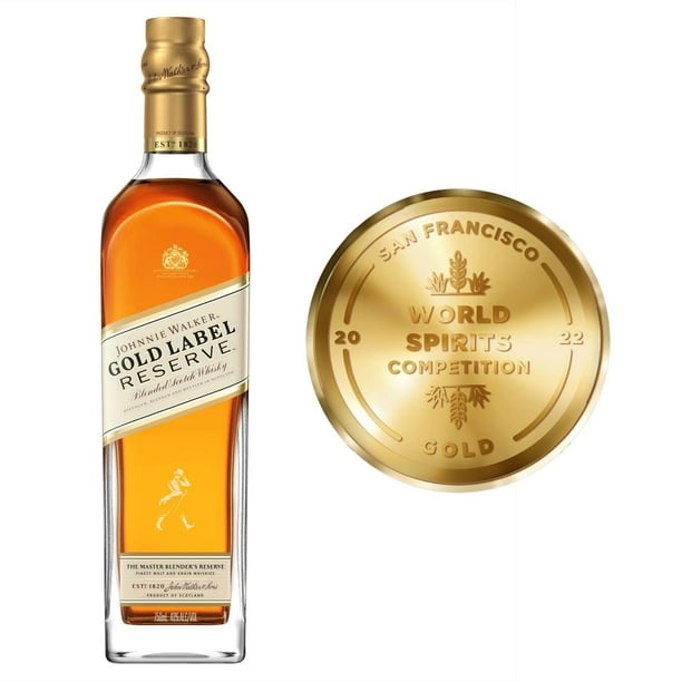 Johnnie Walker Gold Label Reserve Blended Scotch Whisky, 750 ml