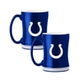 thumbnail image 1 of Logo Brands Indianapolis Colts 14oz Relief Mug Set, 1 of 5