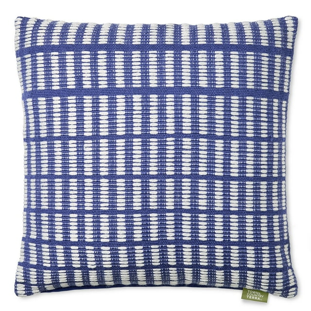 Town & Country Terra Alara Textured Geo Stripe Decorative Pillow