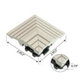 thumbnail image 2 of Select Surfaces Deck Tile Corner Trim, 4pk, 2 of 5