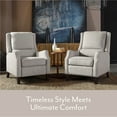 thumbnail image 5 of Drexel Ashland Fabric Hi-Leg Pushback Recliner, 5 of 9