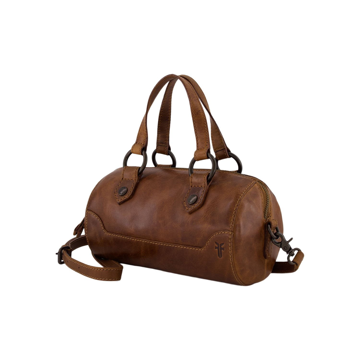 Frye Melissa 100% Genuine Leather Women's Mini Barrel Handbag