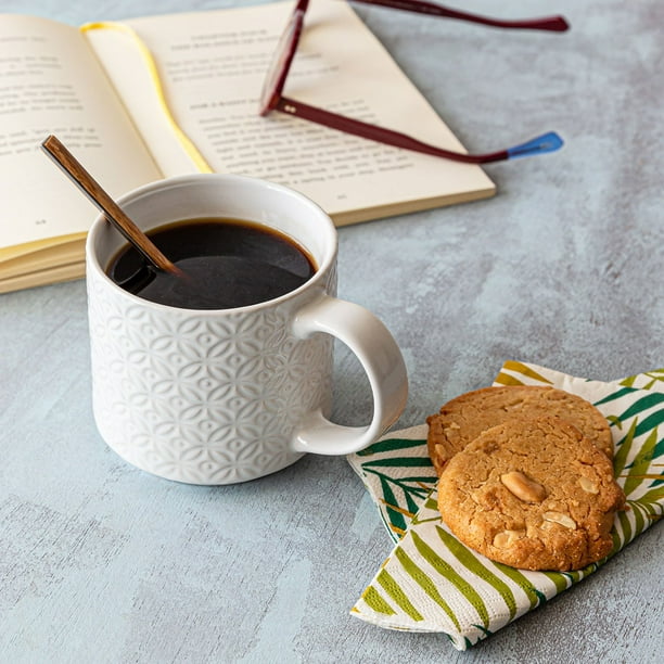 Over and Back 5-Piece Embossed Stackable Mug Set With Rack - Samsclub.com