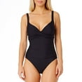 thumbnail image 1 of Anne Cole Limited Edition Drape Front One-Piece Swimsuit, 1 of 9
