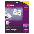 thumbnail image 1 of Avery Flexible Adhesive Name Badge Labels, 3.38 x 2.33, White, 160/Pack, 1 of 6