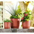 thumbnail image 3 of Member's Mark 3-Pack Ceramic Planters with Saucers, 3 of 8