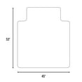 thumbnail image 5 of ES Robbins® Multi-Task Series AnchorBar Chair Mat for Carpet up to 0.38", 45 x 53, Clear, 5 of 8