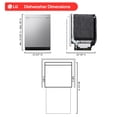 thumbnail image 5 of LG FlushFit Top Control Dishwasher with 1-Hr Wash and Dry, 5 of 18