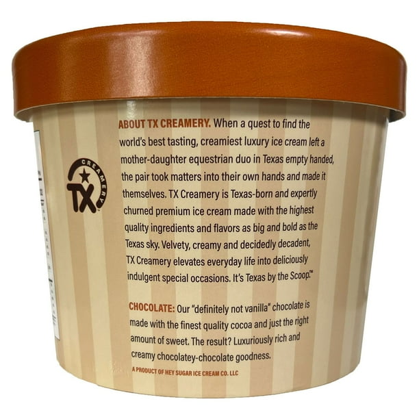 TX Creamery Chocolate Ice Cream, Frozen, 64 oz. - Samsclub.com