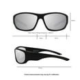 thumbnail image 2 of Members Mark MMS207 Polarized Wrap Around Sport Sunglasses, 2 of 5