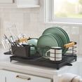 thumbnail interactive-video image 1 of Member's Mark Modern Dish Rack With Utensil Caddy And Glassware Holder, 1 of 6