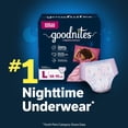 thumbnail image 14 of Goodnites Nighttime Bedwetting Underwear for Girls, Sizes Extra Small - Extra Extra Large, 14 of 17