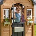 thumbnail image 3 of Backyard Discovery Mystic Cedar Wooden Kids Playhouse, 3 of 12