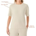 thumbnail image 4 of Member's Mark Women's Short Sleeve Luxe Tee, 4 of 5