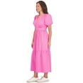 thumbnail image 6 of French Connection Ladies Puff Sleeve Maxi Dress, 6 of 9