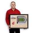 thumbnail image 4 of YouTheFan Washington State Cougars 25-Layer Football Stadium View 3D Wall Art, 4 of 5