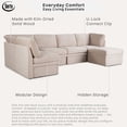 thumbnail image 3 of Serta Brady Modular Sectional Sofa, 3 of 14