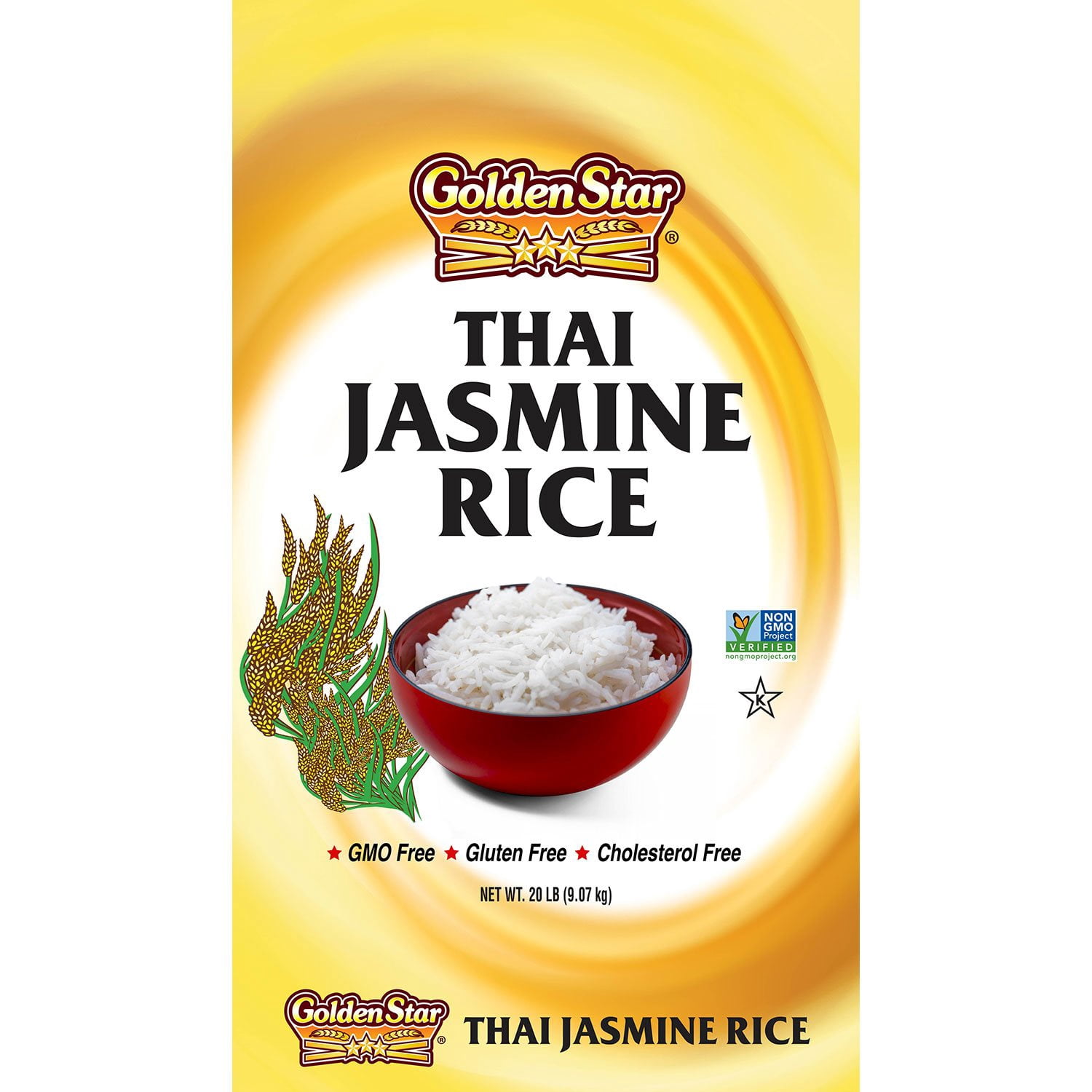 Steam Golden Rice Golden Star Thai Jasmine Rice 20 lb. - Samsclub.com
