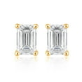 thumbnail image 1 of Lab Created 2.00 CT. T.W. Fancy Cut Diamond Stud Earrings in 18K Gold, 1 of 5