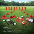thumbnail image 6 of ESPN Football Stadium Experience, Complete “Game Ready” Flag Football Set, 6 of 6