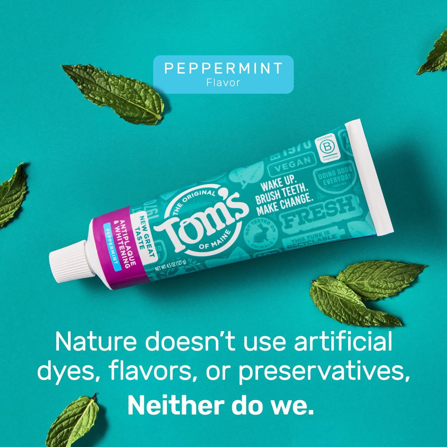 Tom's of Maine Fluoride-Free Antiplaque & Whitening Toothpaste