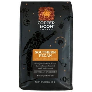Copper Moon Coffee Medium Roast Whole Bean Coffee, Southern Pecan, 32 oz.
