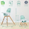 thumbnail image 5 of Evolur Multifunctional Zoodle High Chair, Choose Color, 5 of 13