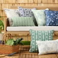 thumbnail image 5 of Martha Stewart Distressed Jacobean Indoor/Outdoor Decorative Pillow, Set of 2, Choose Size, 5 of 9