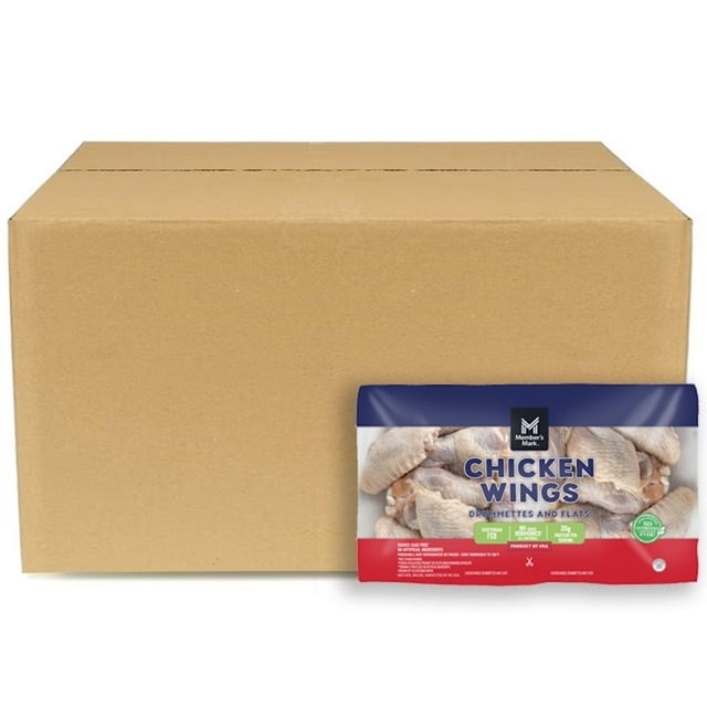 Member's Mark Cut Chicken Wings, Case, priced per pound