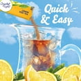 thumbnail image 6 of Crystal Light Lemon Iced Tea Naturally Flavored Powdered Drink Mix 16 pk., 6 of 16