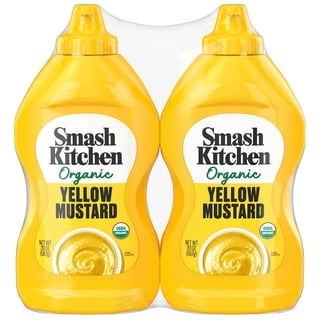 Smash Kitchen USDA Organic Yellow Mustard, 20 oz., 2 pk.