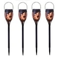 thumbnail image 1 of Deck Impressions Hummingbird Solar Tiki with Flame Effect Lights, 4-Pack, 1 of 9