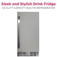 thumbnail image 11 of Frigidaire Gallery Built-In Stainless Steel Frost Free 2.9 cu ft Refrigerator, 11 of 15