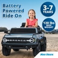 thumbnail image 4 of Kid Trax Ford Bronco 24V Two Seater Powered Ride-On, 4 of 7