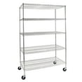 thumbnail image 1 of Seville Classics UltraDurable 5-Tier NSF Steel Shelving 48" x 24" x 72" H, 1 of 9