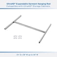 thumbnail image 3 of Seville Classics UltraHD Expandable Garment Hanging Rod, Multiple Sizes, 3 of 23