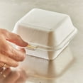 thumbnail image 5 of Hefty ECOSAVE Sandwich Hinged Lid Container (6" x 6", 100 ct.), 5 of 5