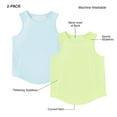 thumbnail image 8 of Member's Mark Girls 2-Pack Active Tank, 8 of 12