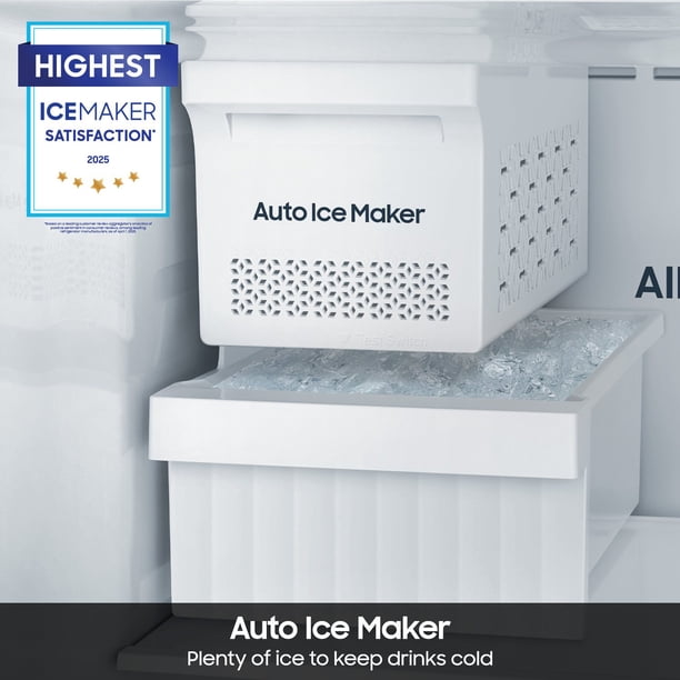 A*M様 純銀　47g Samsung 18 cu. ft. Top Freezer Refrigerator with Ice Maker in