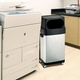 thumbnail image 12 of Seville Classics UltraHD Stainless Steel Trash Can, 17 Gal., 12 of 15